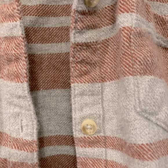 Mango • Soft Striped Boho Button Down Shirt Unisex Baby 18 - 24 Months - Picture 5 of 6